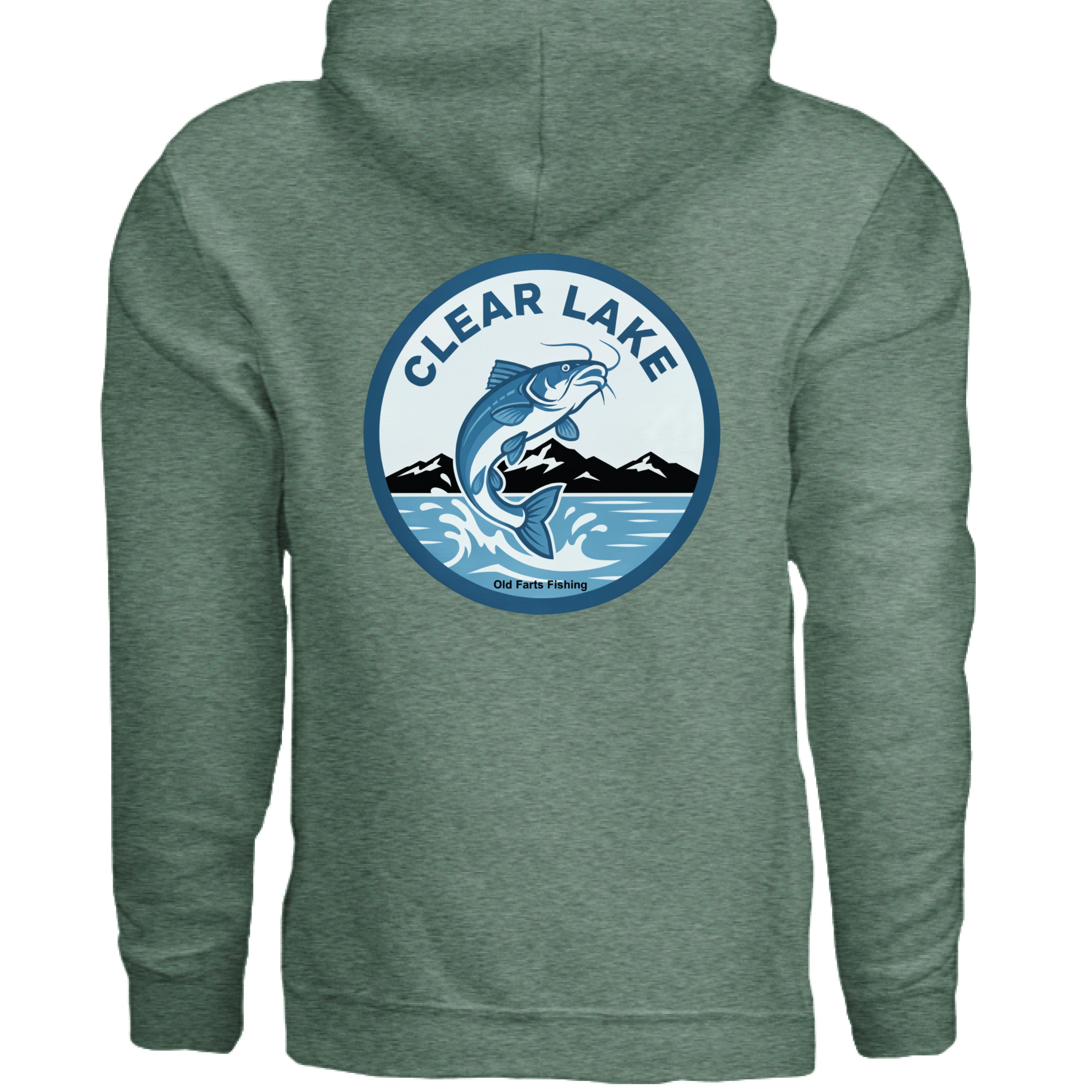 Heather Sport Dark Green - BACK