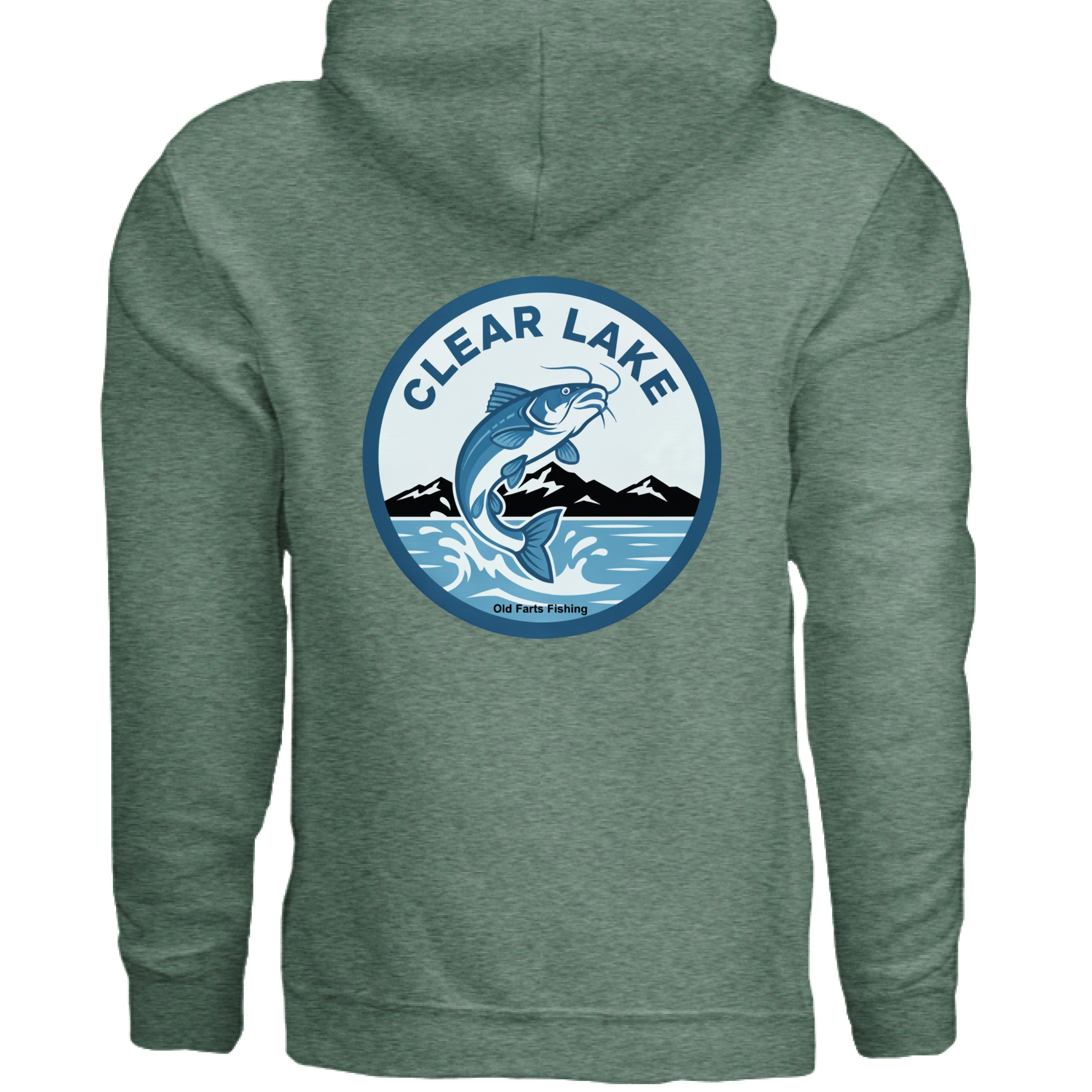 Heather Sport Dark Green - BACK